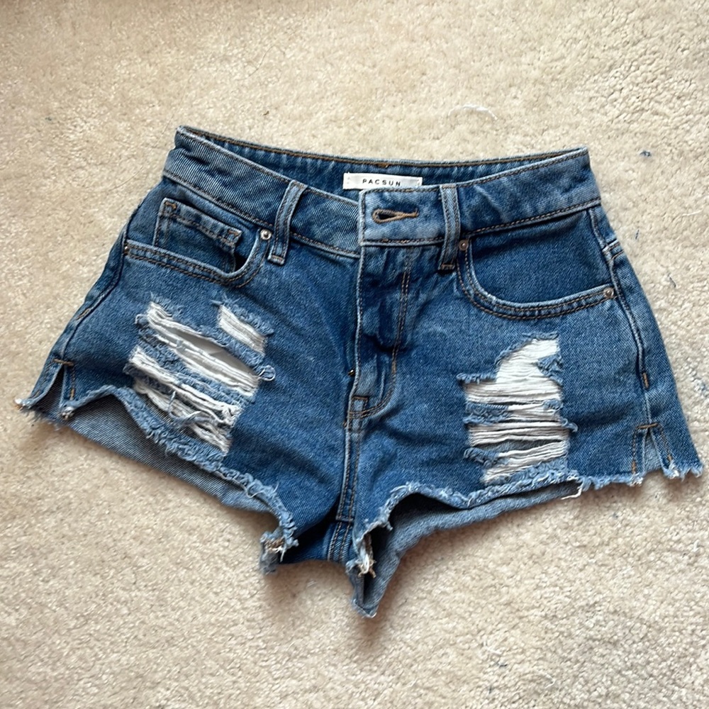 pacsun high rise festival shorts